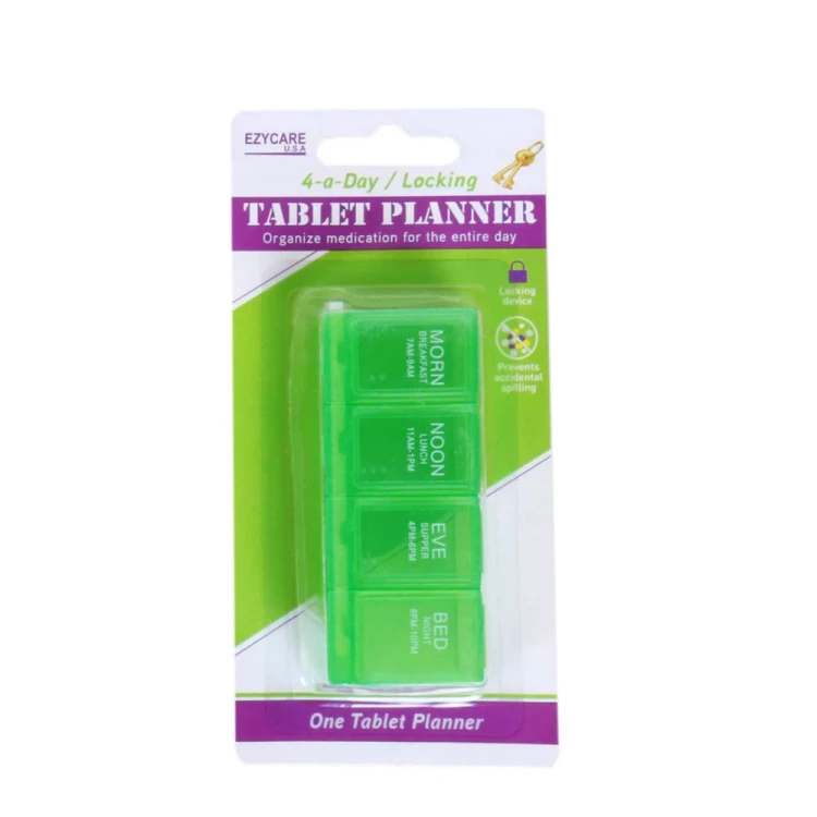 EzyCare FOUR A DAY LOCKING TABLET PLANNER 17800